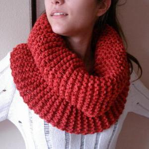Womens Scarf Chunky Cowl, Thick